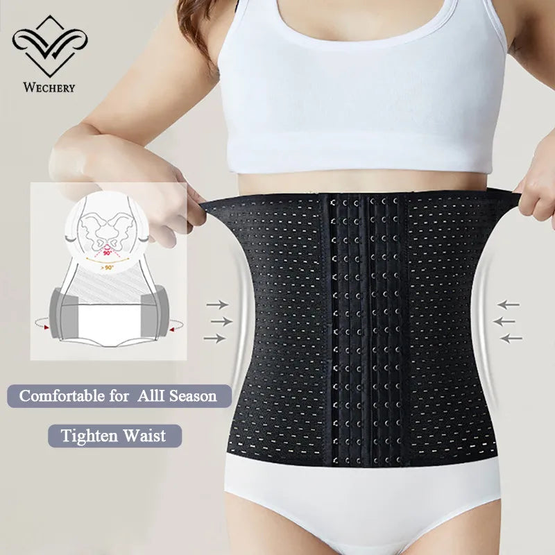 Elastic Waist Trainer Cinchers Shapewear Women Corset Slimming Belt Tummy Girdle Binder Belly Sheath Modeling Strap Body Shaper