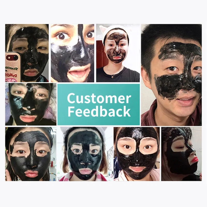 Blackhead Remover Mask Shrinking Pore Deep Cleaning Hydrating Mask Improve Rough Skin Pores Peel Off Mud Mask Korean Skincare