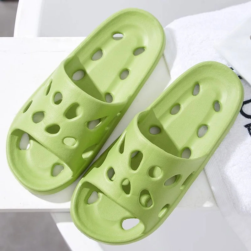 Summer Cloud Slippers Simple Eva Beach Anti-slip Shoes Bathroom Soft Sole Slide Sandals Women