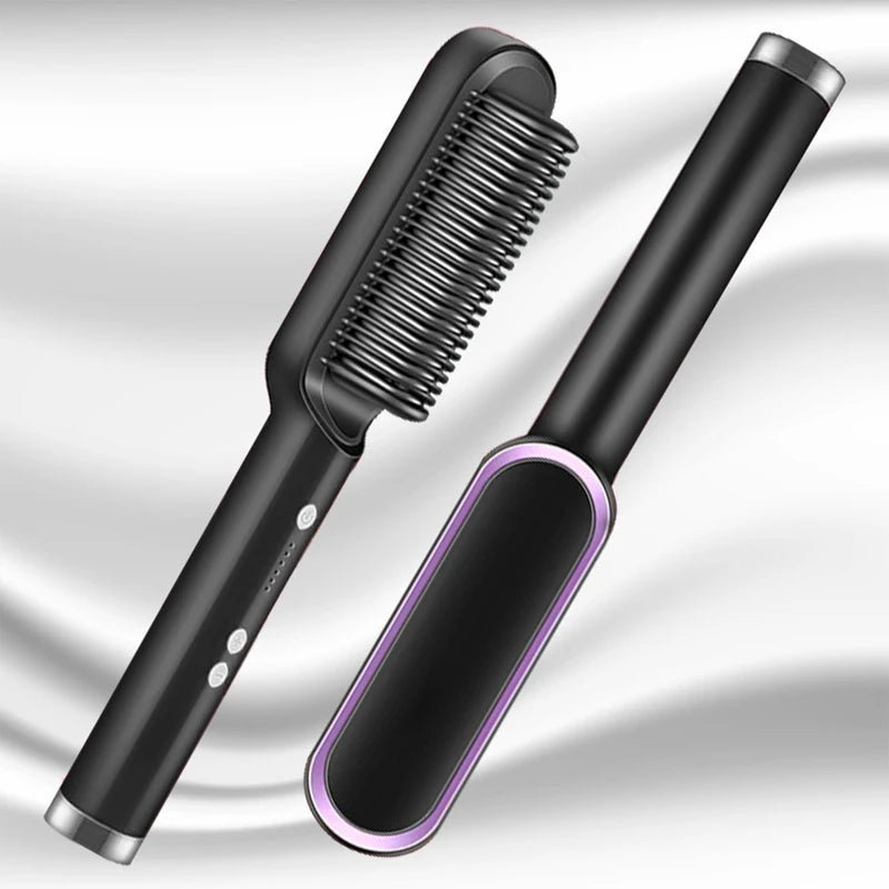 Trending Products 2024 Hair Dryer Comb Curling Irons Beauty Products for Women Hair Brushes Fast Heating Hair Straightener Comb