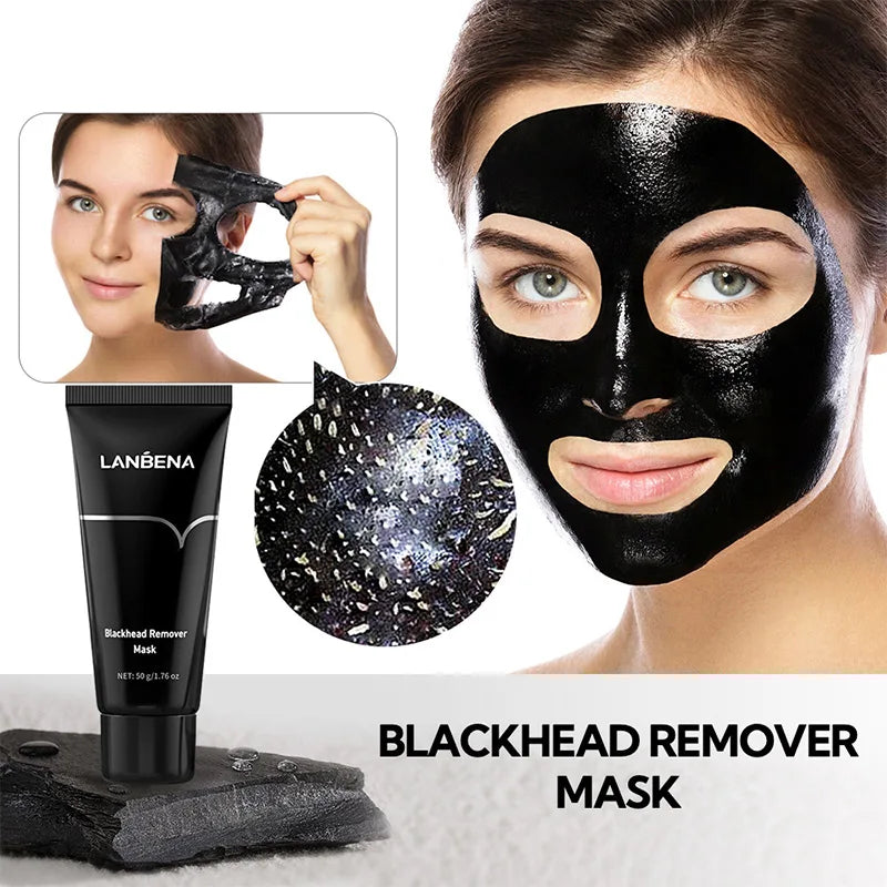 Blackhead Remover Mask Shrinking Pore Deep Cleaning Hydrating Mask Improve Rough Skin Pores Peel Off Mud Mask Korean Skincare
