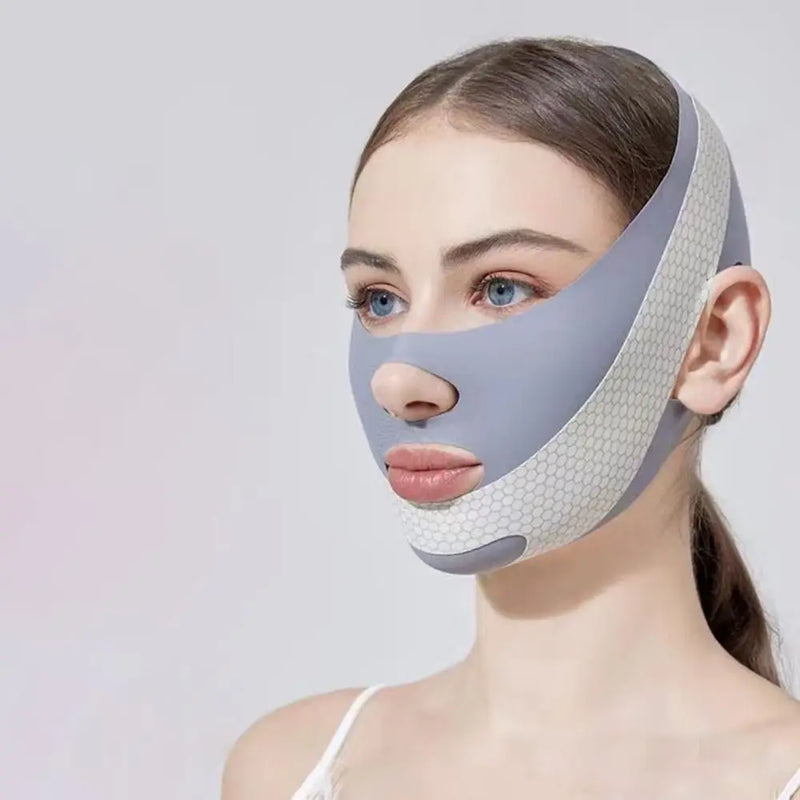 New Adjustable Face Sculpting Sleep Mask Breathable Elastic Lifting Tightening Mask Skin Care Slimming Strap Chin Up Mask Woman