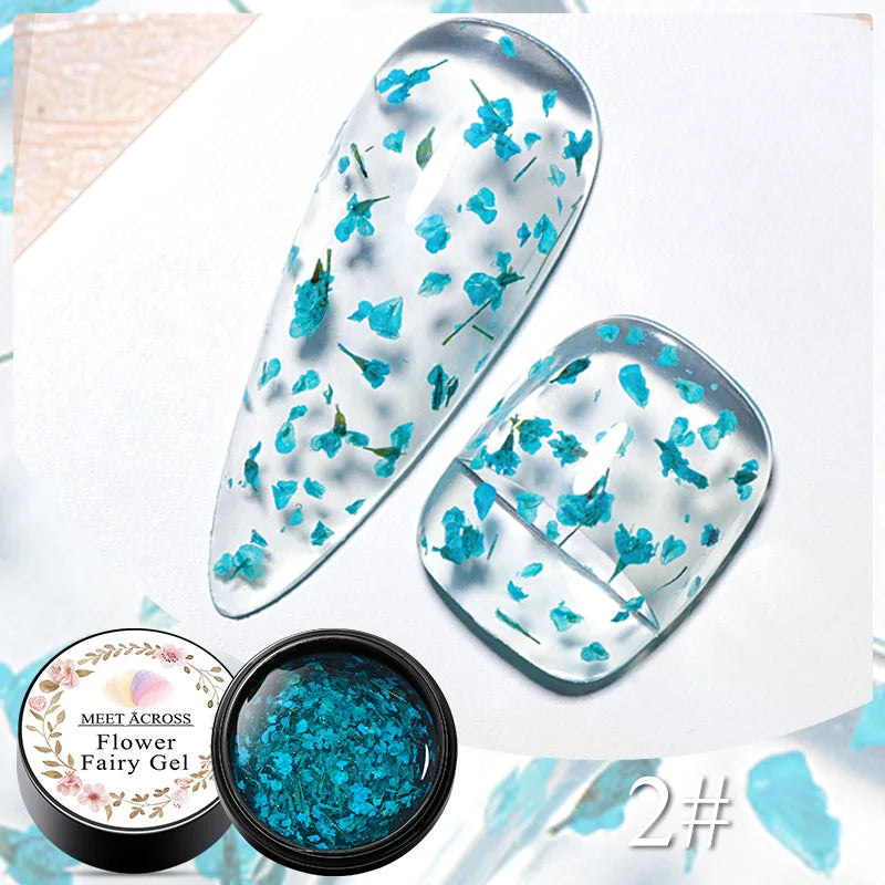 MEET ACROSS 8ml Sparkly Sequins Gel Nail Polish Pink Gold Silver Glitter Semi Permanent UV Nail Art Gel Varnish Manicure Design