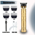 T9 Electric Hair Clipper for Men Professional Barber Shaver Beard Trimmer Body Hair Cutting Machine for Men Dragon Buddha Design